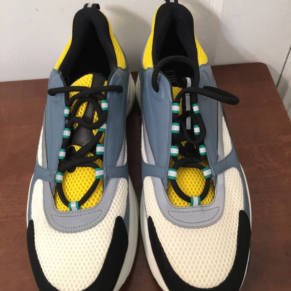 Dior B22 Authentic Blue/Beige Sneakers Made in Italy serial number 20ADC 51. - Picture 1 of 12